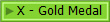 X - Gold Medal