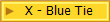 X - Blue Tie